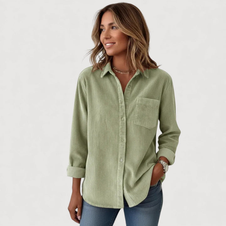 Jade | Corduroy Button Shirt