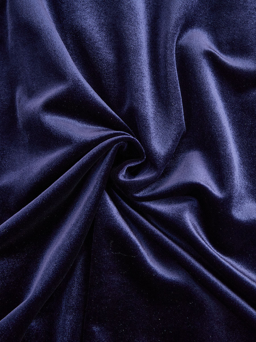 Sibella - Navy Long-Sleeve Midi Dress