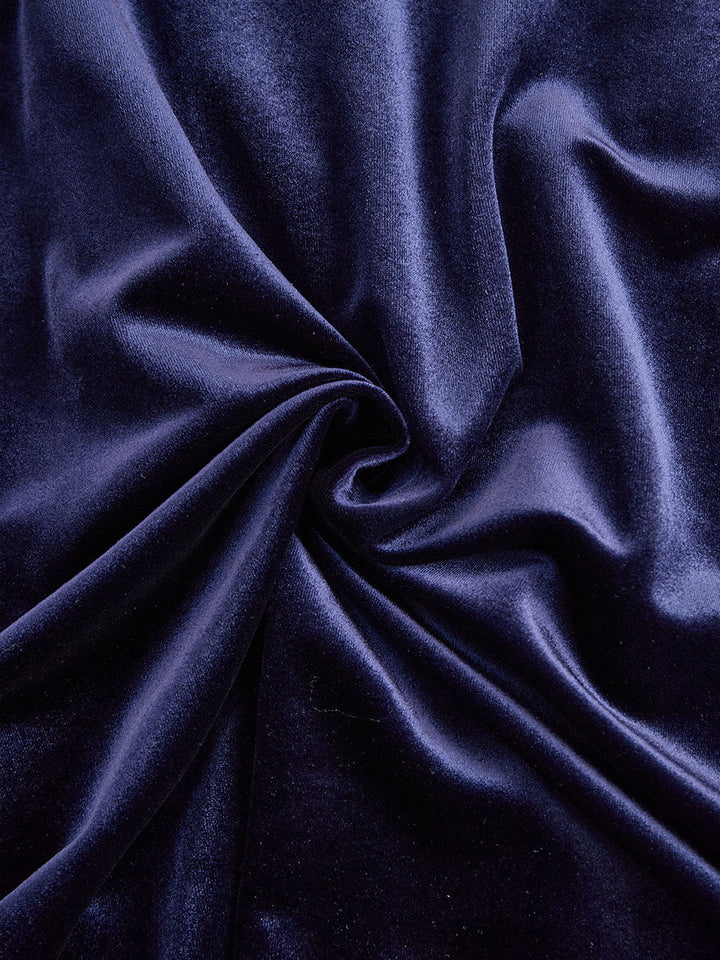 Sibella - Navy Long-Sleeve Midi Dress