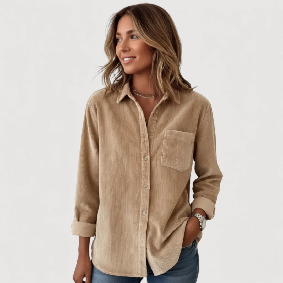 Jade | Corduroy Button Shirt