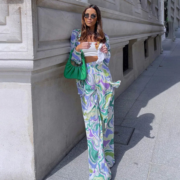 Zyra - Bold Swirl Print Set