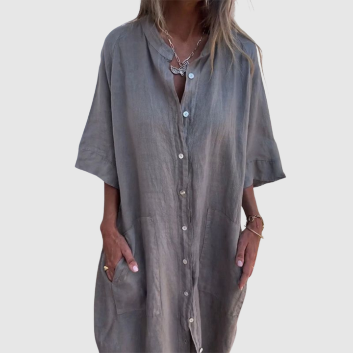 Yara | Ibiza Style Shirt Dress
