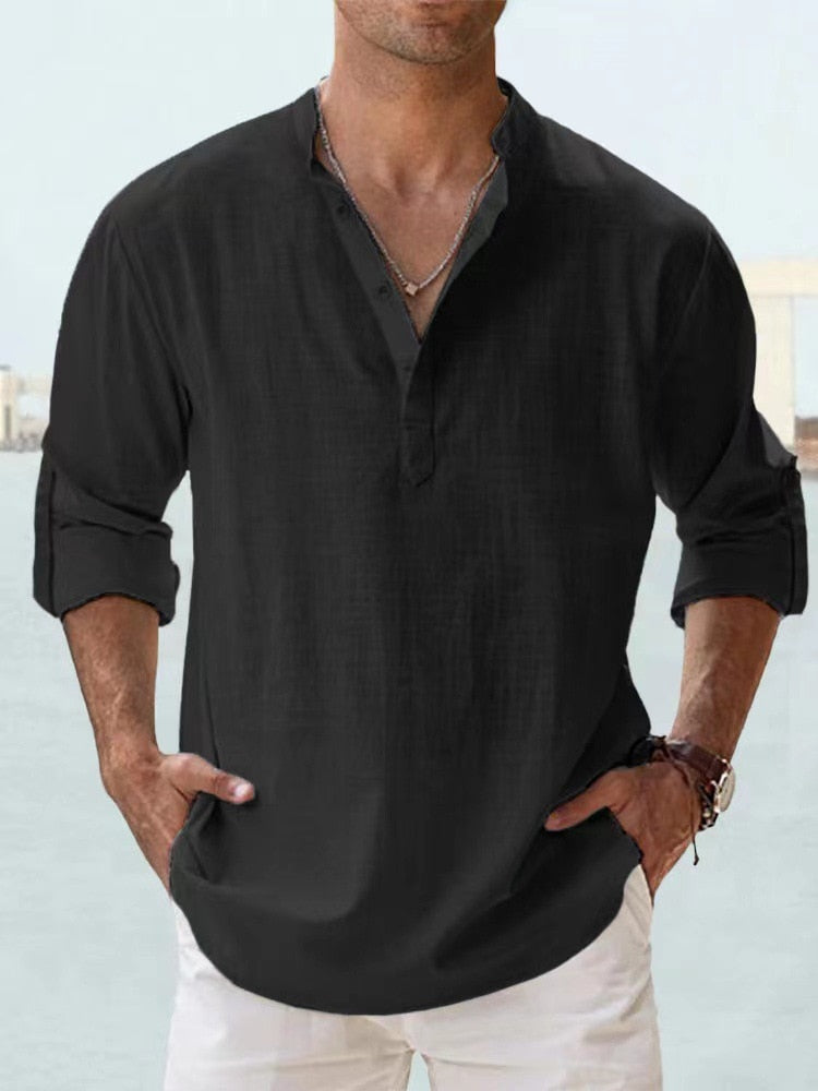 Mason™ | Breathable Linen Shirt